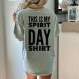 School Teacher Spirit Day Costume For Men Women Women's Comfort Colors T-Shirt Back Print Bay