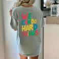 School Teachers Motivational Quote We Can Do Hard Things Men Women Kids Women's Comfort Colors T-Shirt Back Print Bay School Teachers Motivational Quote We Can Do Hard Things Men Women Kids Women's Comfort Colors T-Shirt Back Print Bay