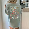 Science Teacher Alphabet Science Is All Around Us Teacher Women's Comfort Colors T-Shirt Back Print Bay