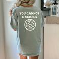 Science Teacher Biology Microbiology Pun Women's Comfort Colors T-Shirt Back Print Bay