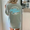 Science Teacher Must Haves Teach Science Teacher Women's Comfort Colors T-Shirt Back Print Bay