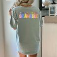 Se Amable Be Kind In Spanish Groovy Teacher Flowers Women's Comfort Colors T-Shirt Back Print Bay Se Amable Be Kind In Spanish Groovy Teacher Flowers Women's Comfort Colors T-Shirt Back Print Bay