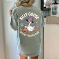 Silly Goose Spooky Teacher Club Halloween Witch Ghost Women's Comfort Colors T-Shirt Back Print Bay Silly Goose Spooky Teacher Club Halloween Witch Ghost Women's Comfort Colors T-Shirt Back Print Bay