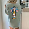 Six Seven 6 7 7 6 George Washington Teacher American Women's Comfort Colors T-Shirt Back Print Bay