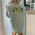 Sixth Grade Teacher Student Camouflage Back To School Women's Comfort Colors T-Shirt Back Print Bay