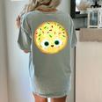 The Smart Cookie Good Egg Teacher Halloween Costume Food Women's Comfort Colors T-Shirt Back Print Bay