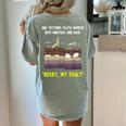 Sorry My Fault Earthquake Tectonic Plate Science Teacher Pun Women's Comfort Colors T-Shirt Back Print Bay Sorry My Fault Earthquake Tectonic Plate Science Teacher Pun Women's Comfort Colors T-Shirt Back Print Bay