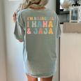 Spanish Teacher Groovy I'm Bilingual I Haha And Jaja Women's Comfort Colors T-Shirt Back Print Bay Spanish Teacher Groovy I'm Bilingual I Haha And Jaja Women's Comfort Colors T-Shirt Back Print Bay