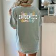 Special Education Rocks Sped Teacher Students Back To School Women's Comfort Colors T-Shirt Back Print Bay