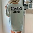 Special Education Squad Camo SPED Teacher Women's Comfort Colors T-Shirt Back Print Bay