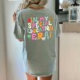 Special Education Teacher Era Inspirational SPED ABA Autism Women's Comfort Colors T-Shirt Back Print Bay