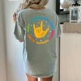 Special Education Teacher Inspirational SPED Teachers Autism Women's Comfort Colors T-Shirt Back Print Bay