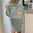 Special Education Team Definition Retro Ed Team Crew Teacher Women's Comfort Colors T-Shirt Back Print Bay Special Education Team Definition Retro Ed Team Crew Teacher Women's Comfort Colors T-Shirt Back Print Bay