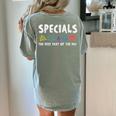 Specials The Best Part Of The Day Men Women Teacher Women's Comfort Colors T-Shirt Back Print Bay