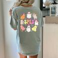 SPED Teacher Halloween Spooky Special Education Team Men Women Kids Women's Comfort Colors T-Shirt Back Print Bay SPED Teacher Halloween Spooky Special Education Team Men Women Kids Women's Comfort Colors T-Shirt Back Print Bay