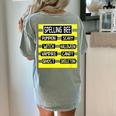 Spelling Bee Pun Halloween Costume For Teachers Women's Comfort Colors T-Shirt Back Print Bay