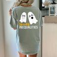 Spooky Ghost Inequalities Halloween Math Teacher Women's Comfort Colors T-Shirt Back Print Bay Spooky Ghost Inequalities Halloween Math Teacher Women's Comfort Colors T-Shirt Back Print Bay