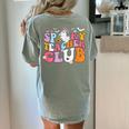 Spooky Teacher Club Halloween Women's Comfort Colors T-Shirt Back Print Bay