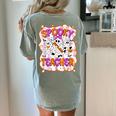Spooky Teacher Ghost Pencil Teacher Halloween Teacher Women's Comfort Colors T-Shirt Back Print Bay Spooky Teacher Ghost Pencil Teacher Halloween Teacher Women's Comfort Colors T-Shirt Back Print Bay