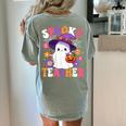 Spooky Teacher Halloween Cute Halloween Teacher Ghost Women's Comfort Colors T-Shirt Back Print Bay Spooky Teacher Halloween Cute Halloween Teacher Ghost Women's Comfort Colors T-Shirt Back Print Bay