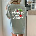 My Students Stole My Heart School Teacher Christmas Men Women Kids Women's Comfort Colors T-Shirt Back Print Bay My Students Stole My Heart School Teacher Christmas Men Women Kids Women's Comfort Colors T-Shirt Back Print Bay