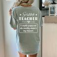 Substitute Teacher Definition Women's Comfort Colors T-Shirt Back Print Bay Substitute Teacher Definition Women's Comfort Colors T-Shirt Back Print Bay