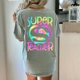 Super Teacher Back To School Apple Tie Dye First Day Women's Comfort Colors T-Shirt Back Print Bay Super Teacher Back To School Apple Tie Dye First Day Women's Comfort Colors T-Shirt Back Print Bay