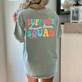 Support Dream Services Team Groovy Teacher Support Squad Women's Comfort Colors T-Shirt Back Print Bay Support Dream Services Team Groovy Teacher Support Squad Women's Comfort Colors T-Shirt Back Print Bay