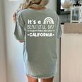 Support Public Education Teacher Red For Ed California For Men Women Kids Women's Comfort Colors T-Shirt Back Print Bay