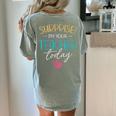 Surprise I'm Your Teacher Today Women Substitute Teacher Women's Comfort Colors T-Shirt Back Print Bay