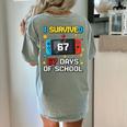 I Survived 67 Days Of School 67 Teacher Squad Matching Women's Comfort Colors T-Shirt Back Print Bay I Survived 67 Days Of School 67 Teacher Squad Matching Women's Comfort Colors T-Shirt Back Print Bay