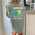I Survived 67 Days Of School Teachers Students Meme Women's Comfort Colors T-Shirt Back Print Bay I Survived 67 Days Of School Teachers Students Meme Women's Comfort Colors T-Shirt Back Print Bay