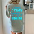 Swimming Teacher I Teach Tiny Humans To Swim Swim Instructor Women's Comfort Colors T-Shirt Back Print Bay Swimming Teacher I Teach Tiny Humans To Swim Swim Instructor Women's Comfort Colors T-Shirt Back Print Bay