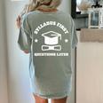 SYLLABUS PROFESSOR TEACHER Women's Comfort Colors T-Shirt Back Print Bay SYLLABUS PROFESSOR TEACHER Women's Comfort Colors T-Shirt Back Print Bay
