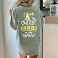 I Teach The Cutest Bees In The Beehive Kindergarten Teacher Women's Comfort Colors T-Shirt Back Print Bay I Teach The Cutest Bees In The Beehive Kindergarten Teacher Women's Comfort Colors T-Shirt Back Print Bay