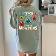 I Teach The Cutest Little Monsters Teacher Halloween Outfit Women's Comfort Colors T-Shirt Back Print Bay I Teach The Cutest Little Monsters Teacher Halloween Outfit Women's Comfort Colors T-Shirt Back Print Bay