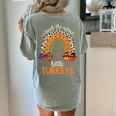 I Teach The Cutest Little Turkeys Thanksgiving Teacher Men Women Girls Kids Women's Comfort Colors T-Shirt Back Print Bay I Teach The Cutest Little Turkeys Thanksgiving Teacher Men Women Girls Kids Women's Comfort Colors T-Shirt Back Print Bay