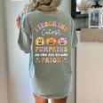 I Teach The Cutest Pumpkins In The Patch 1st Grade Teacher For Men Women Kids Women's Comfort Colors T-Shirt Back Print Bay I Teach The Cutest Pumpkins In The Patch 1st Grade Teacher For Men Women Kids Women's Comfort Colors T-Shirt Back Print Bay