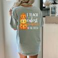 I Teach The Cutest Pumpkins In The Patch Fall Autumn Teacher Women's Comfort Colors T-Shirt Back Print Bay I Teach The Cutest Pumpkins In The Patch Fall Autumn Teacher Women's Comfort Colors T-Shirt Back Print Bay