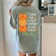 I Teach The Cutest Pumpkins In Patch Pre-K Halloween Teacher Women's Comfort Colors T-Shirt Back Print Bay I Teach The Cutest Pumpkins In Patch Pre-K Halloween Teacher Women's Comfort Colors T-Shirt Back Print Bay