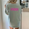 TEACH Inspirational Teacher Comfortable & Stylish T-Shirt Women's Comfort Colors T-Shirt Back Print Bay TEACH Inspirational Teacher Comfortable & Stylish T-Shirt Women's Comfort Colors T-Shirt Back Print Bay