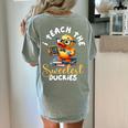 I Teach The Sweetest Duckies Teacher Rubber Duck Teaching Women's Comfort Colors T-Shirt Back Print Bay I Teach The Sweetest Duckies Teacher Rubber Duck Teaching Women's Comfort Colors T-Shirt Back Print Bay