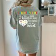 Teacher Aide Appreciation Cute Heart Tee For Women Women's Comfort Colors T-Shirt Back Print Bay Teacher Aide Appreciation Cute Heart Tee For Women Women's Comfort Colors T-Shirt Back Print Bay