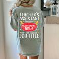 Teacher Assistant Teaching School Ninja Appreciation Women's Comfort Colors T-Shirt Back Print Bay Teacher Assistant Teaching School Ninja Appreciation Women's Comfort Colors T-Shirt Back Print Bay