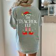 The Teacher Elf Christmas Family Matching Group Xmas Women's Comfort Colors T-Shirt Back Print Bay The Teacher Elf Christmas Family Matching Group Xmas Women's Comfort Colors T-Shirt Back Print Bay