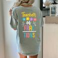Teacher Of Fractions For Math Teacher Women's Comfort Colors T-Shirt Back Print Bay Teacher Of Fractions For Math Teacher Women's Comfort Colors T-Shirt Back Print Bay