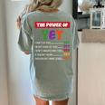 Teacher Growth Mindset Power Of Yet Women's Comfort Colors T-Shirt Back Print Bay Teacher Growth Mindset Power Of Yet Women's Comfort Colors T-Shirt Back Print Bay