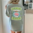 Teacher Halloween Costume Science Teachers Love Brains Women's Comfort Colors T-Shirt Back Print Bay Teacher Halloween Costume Science Teachers Love Brains Women's Comfort Colors T-Shirt Back Print Bay