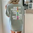 Teacher Inspirational Educator Favorite School Teacher Men Women Girls Kids Women's Comfort Colors T-Shirt Back Print Bay Teacher Inspirational Educator Favorite School Teacher Men Women Girls Kids Women's Comfort Colors T-Shirt Back Print Bay