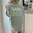 Teacher Of Littles Daycare Pre-k Kindergarten Teacher Women's Comfort Colors T-Shirt Back Print Bay Teacher Of Littles Daycare Pre-k Kindergarten Teacher Women's Comfort Colors T-Shirt Back Print Bay